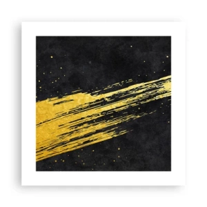 Plakat - Hop ind i hyperrummet - 40x40 cm