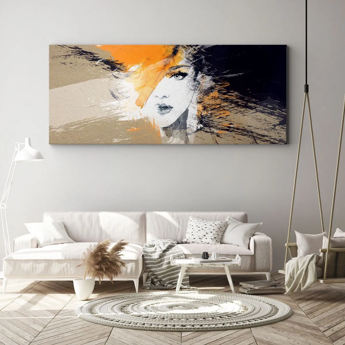 Lærredstryk - Billede på lærred - Og det bliver let - 100x40 cm