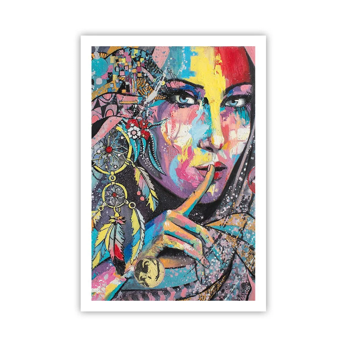 Plakat - Vær tavs, indtil du forstår - 61x91 cm