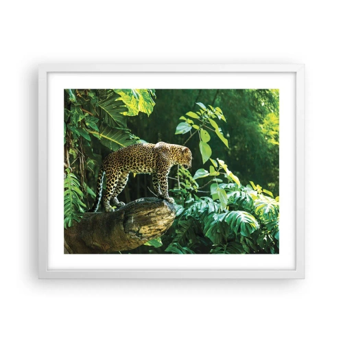 Plakat i hvid ramme - Til jagt? - 50x40 cm