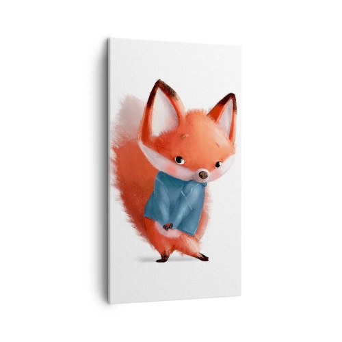 Lærredstryk - Billede på lærred - Ser jeg smuk ud i den her? - 45x80 cm