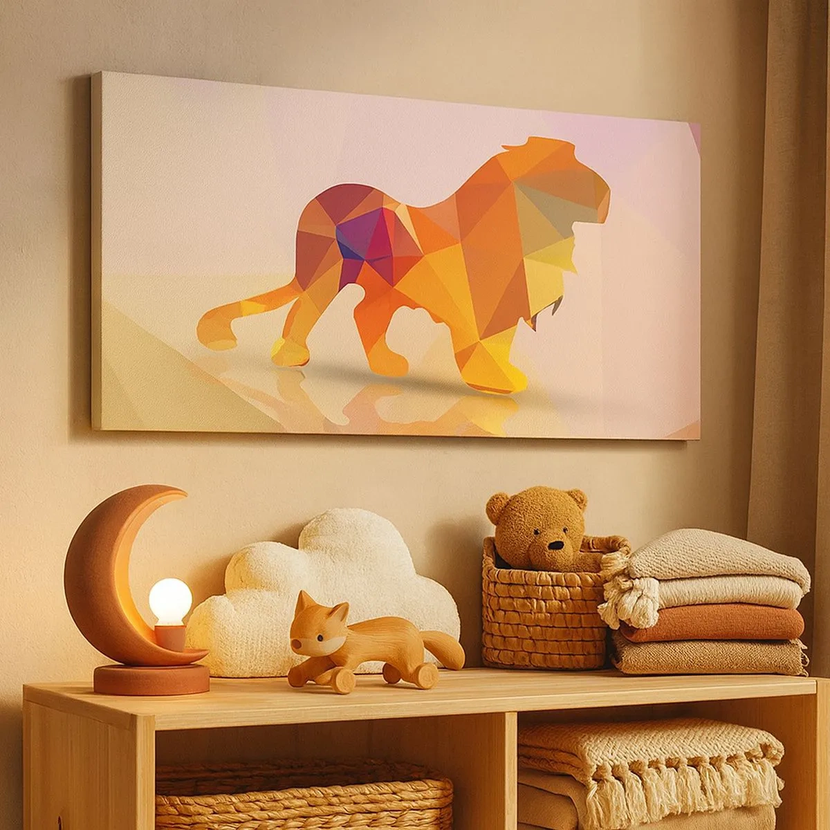 Lærredstryk - Billede på lærred - Diamantkongen - 100x40 cm