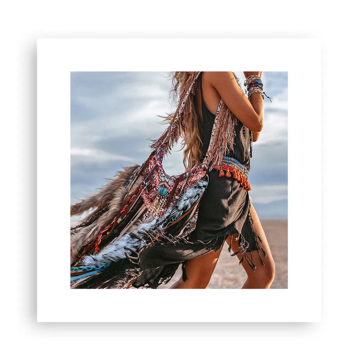 Plakat - Shamanens pige - 30x30 cm