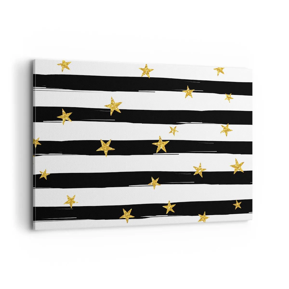 Lærredstryk - Billede på lærred - Vi blev alle født under en heldig stjerne - 100x70 cm