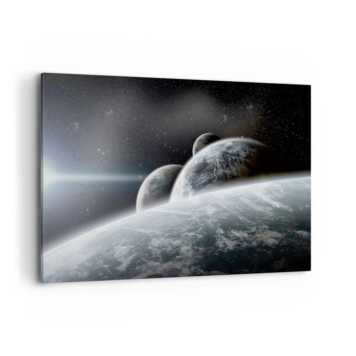Lærredstryk - Billede på lærred - Sfærernes kosmiske musik - 120x80 cm