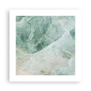 Plakat - Den ædle kølighed af sten - 40x40 cm