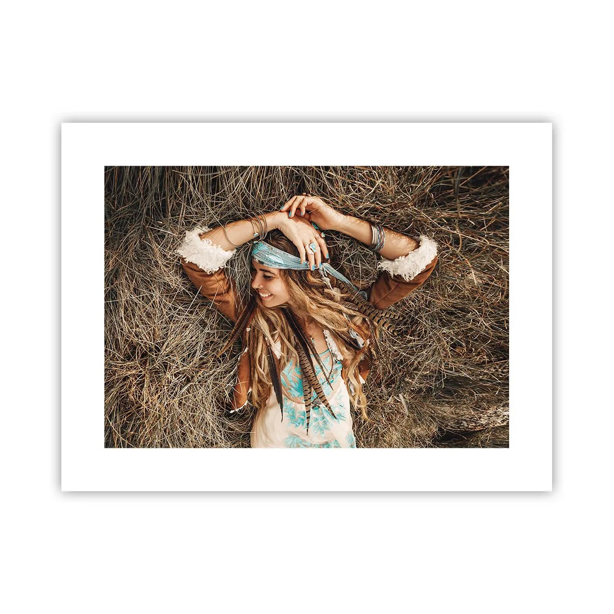 Plakat - På vej til kærlighedens sommer - 40x30 cm