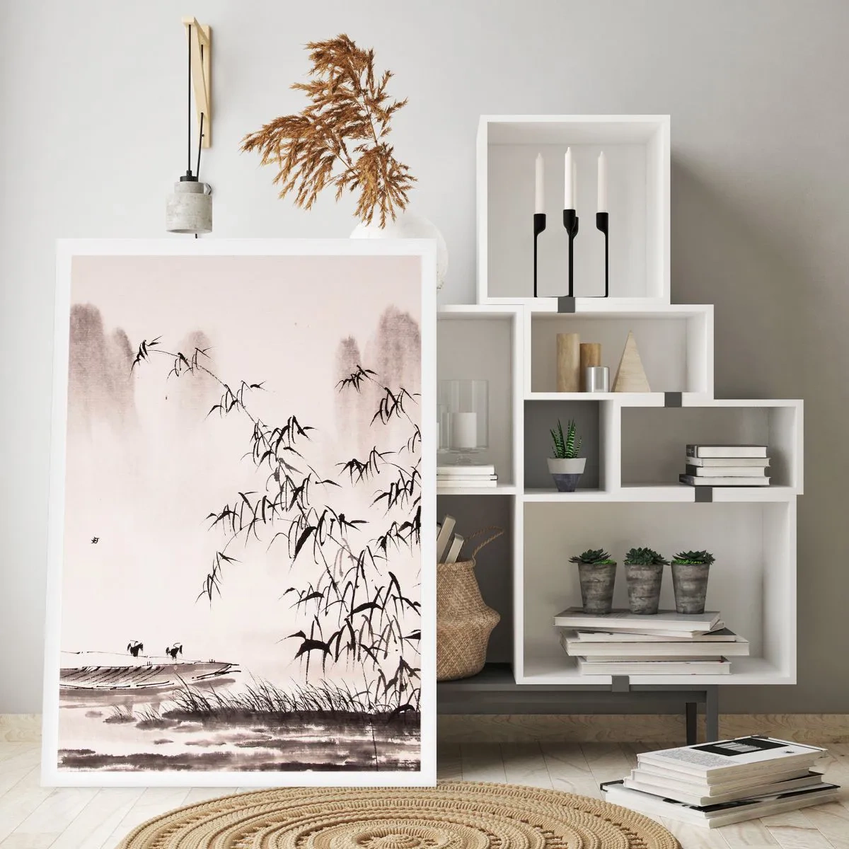 Plakat - Stilhed i rismarkerne - 61x91 cm