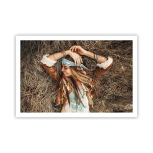 Plakat - På vej til kærlighedens sommer - 91x61 cm