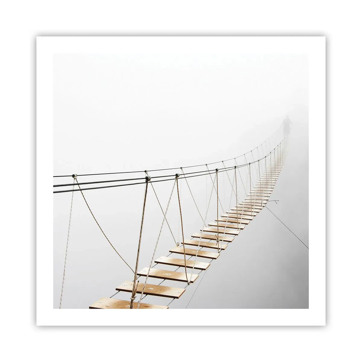 Plakat - Hvor vil det føre dig hen? - 60x60 cm