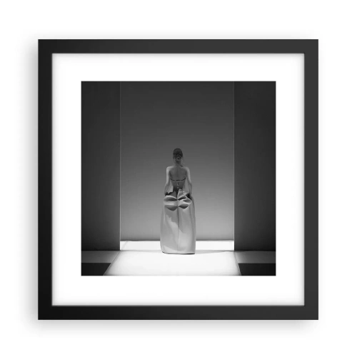 Plakat i sort ramme - Raffineret enkelhed - 30x30 cm