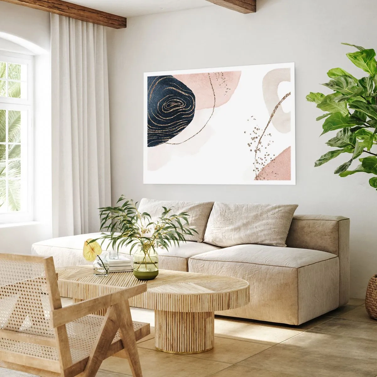 Plakat - Alt flyder - 40x30 cm