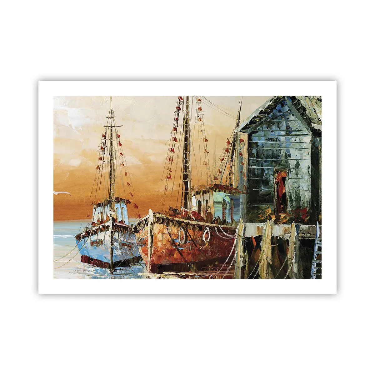 Plakat - Fredelig tilbagevenden - 70x50 cm