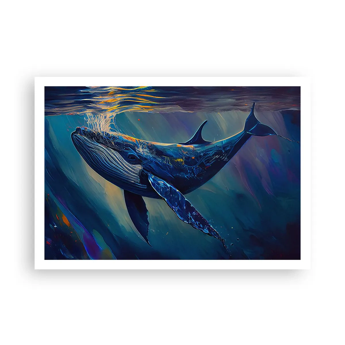 Plakat - Velkommen til min verden - 100x70 cm