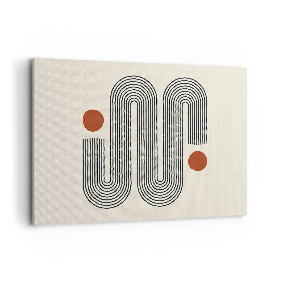 Lærredstryk - Billede på lærred - Fra start til slut - 100x70 cm