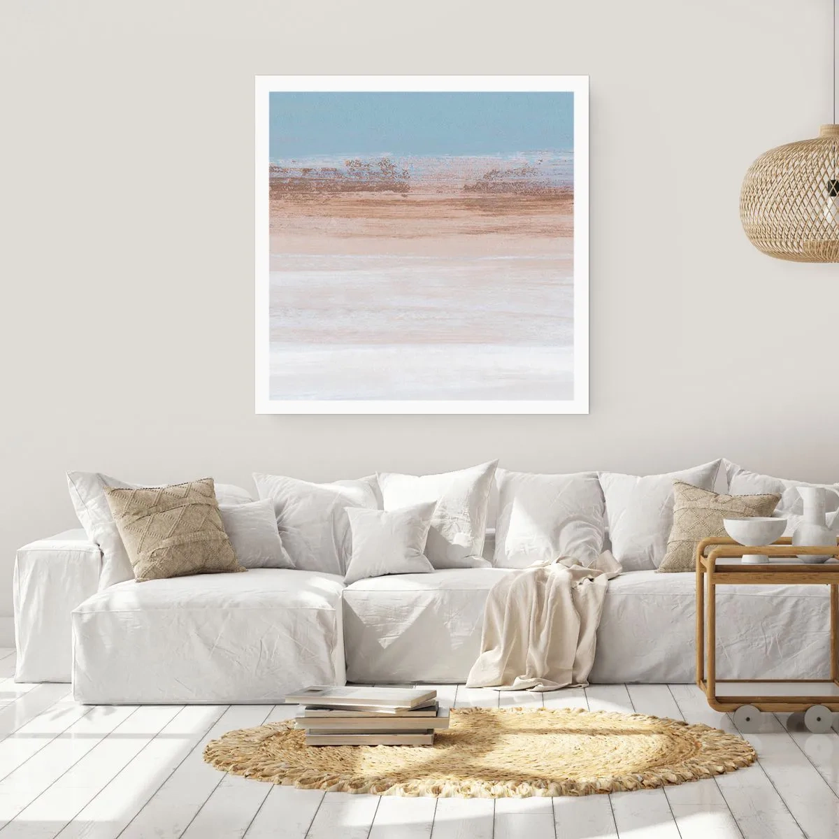 Plakat - Tvetydigt landskab - 50x50 cm