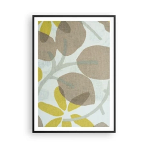 Plakat i sort ramme - Komposition i solskinnet - 70x100 cm