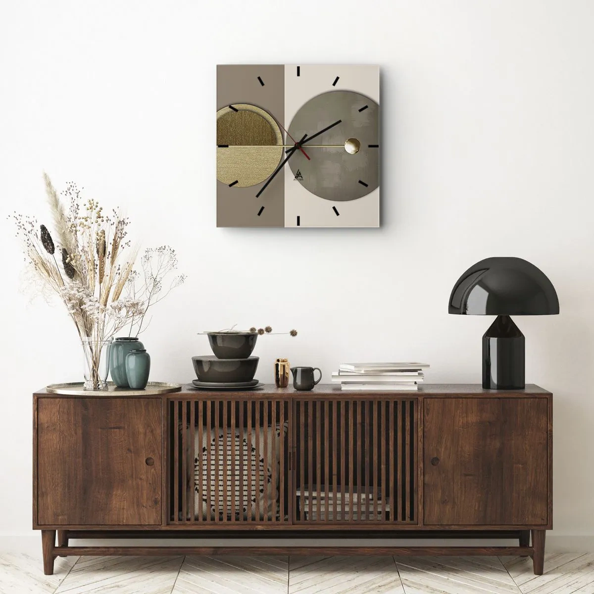 Vægur, Uret - Perfekt balance - 40x40 cm