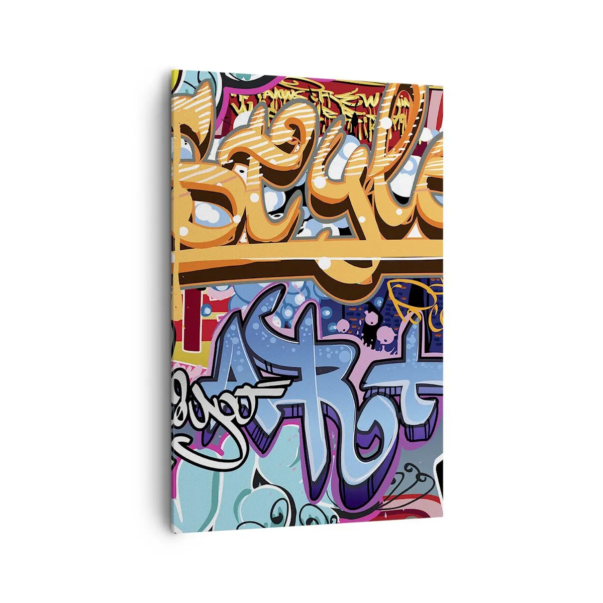 Lærredstryk - Billede på lærred - Vægmalerier, vægmalerier, vægmalerier.... - 80x120 cm