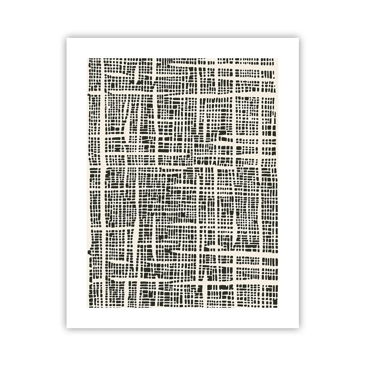 Plakat - En sammensætning vævet - 40x50 cm