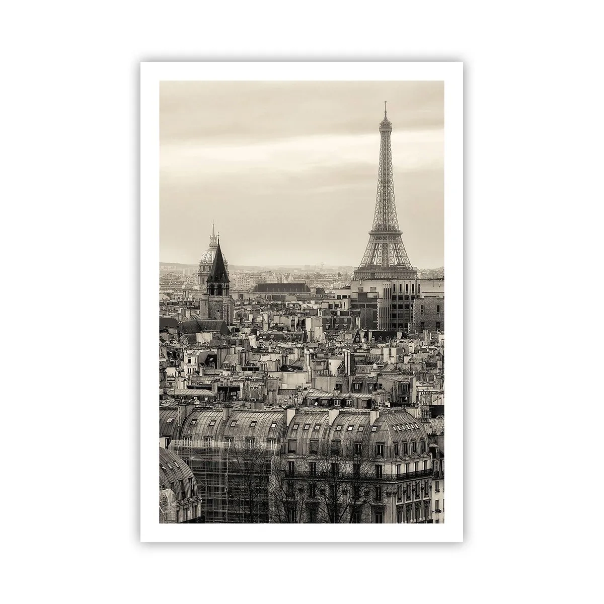 Plakat - Over Paris' hustage - 61x91 cm