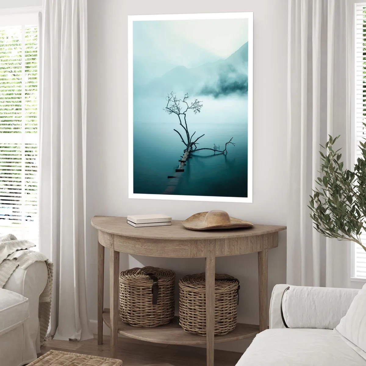 Plakat - Ud af vand og tåge - 50x70 cm