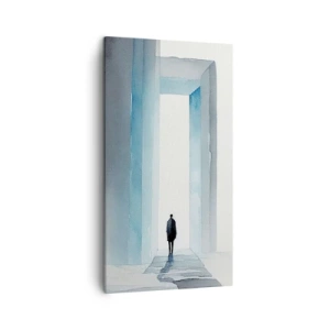 Lærredstryk - Billede på lærred - Lev uden grænser - 45x80 cm