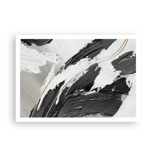 Plakat - Abstraktion med flair - 100x70 cm