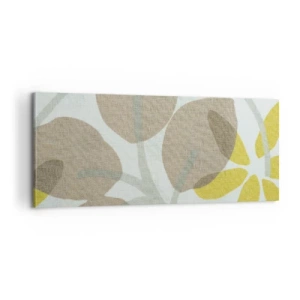 Lærredstryk - Billede på lærred - Komposition i solskinnet - 100x40 cm