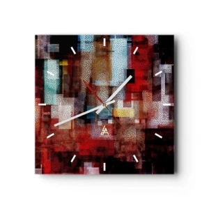 Vægur, Uret - Forvirring med forvirring - 30x30 cm