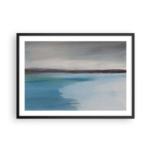 Plakat i sort ramme - Horisontalt landskab - 70x50 cm