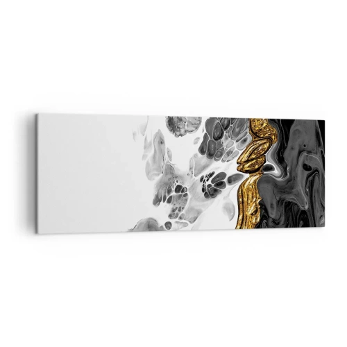 Lærredstryk - Billede på lærred - Organisk sammensætning - 140x50 cm