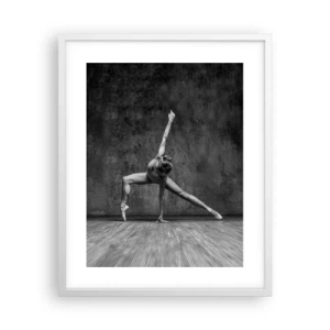 Plakat i hvid ramme - Idealet om balance - 40x50 cm