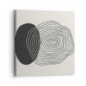 Lærredstryk - Billede på lærred - Varighed og vibration - 30x30 cm