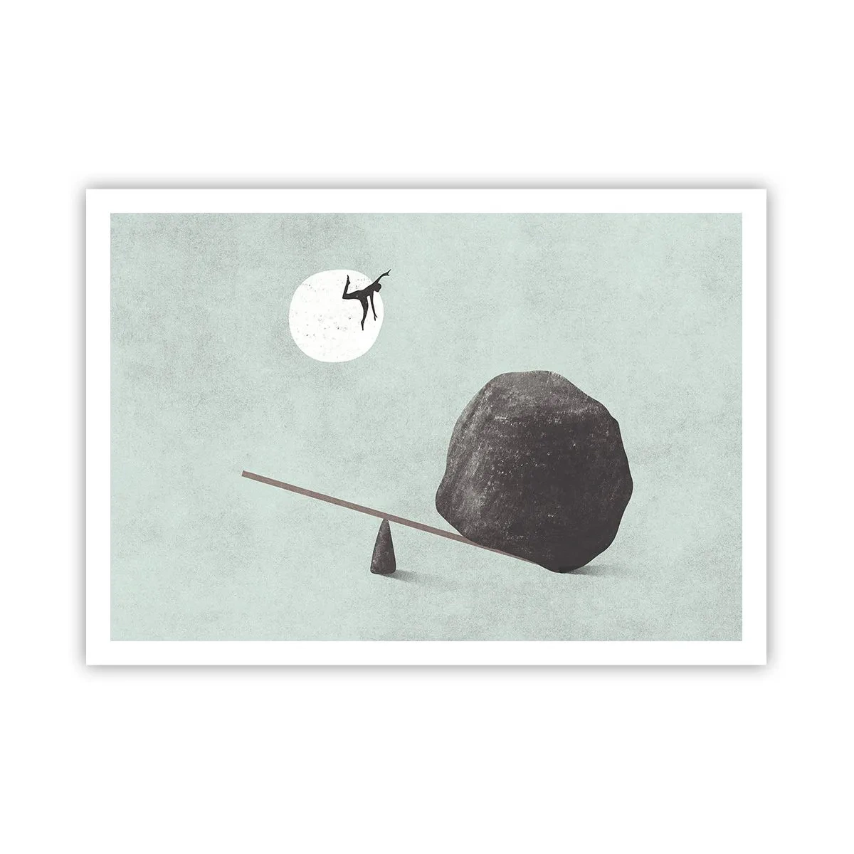Plakat - En drøm går i opfyldelse - 100x70 cm
