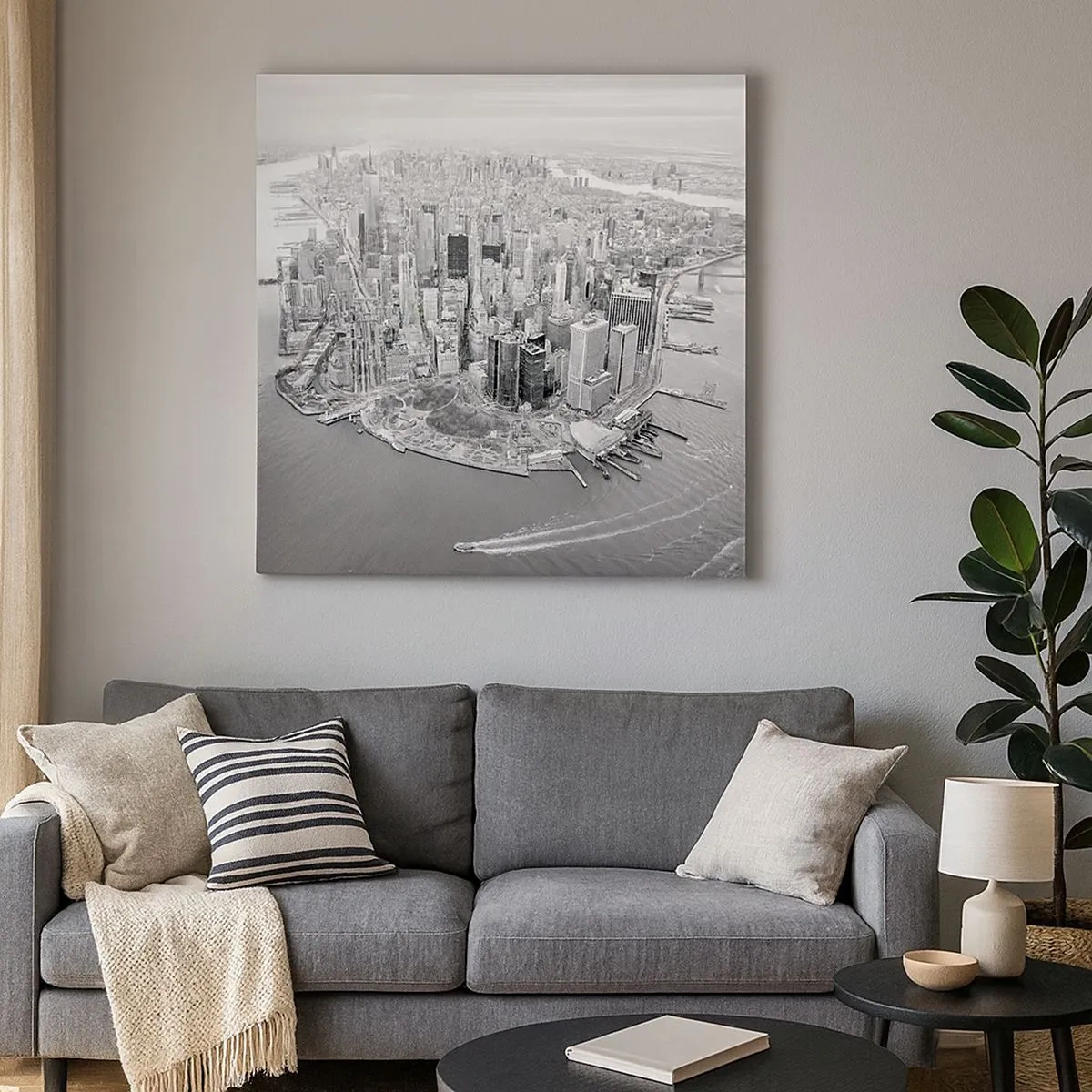 Lærredstryk - Billede på lærred - Hvordan kan man ikke elske? - 30x30 cm