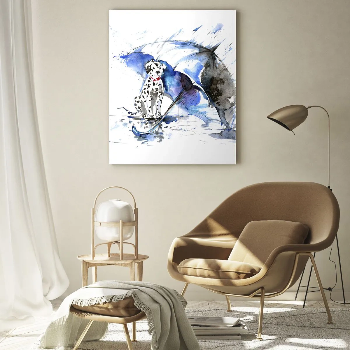 Billede på glas - Det er det en ven er til for - 50x70 cm