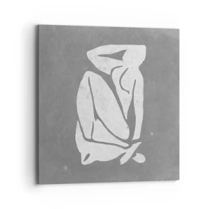 Lærredstryk - Billede på lærred - I drømmerier - 70x70 cm