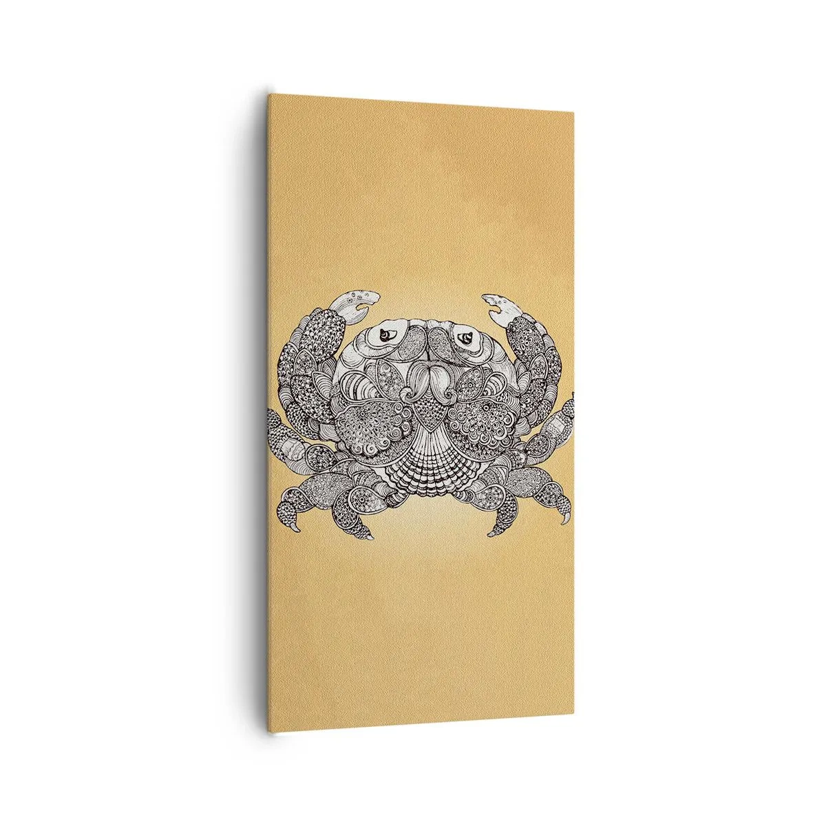 Lærredstryk - Billede på lærred - Fortællinger om hr. krabbe - 65x120 cm