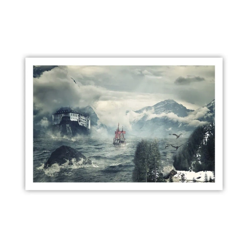 Plakat - På magiske vande - 91x61 cm