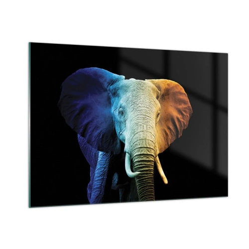Billede på glas - Excentrisk, ikke underlig - 100x70 cm