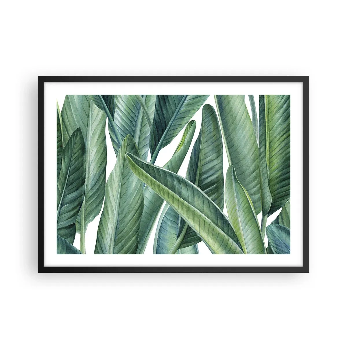 Plakat i sort ramme - Det grønne i sig selv - 70x50 cm