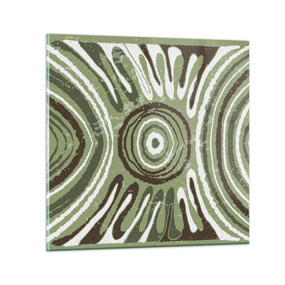 Billede på glas - Eksplosion af følelser - 50x50 cm