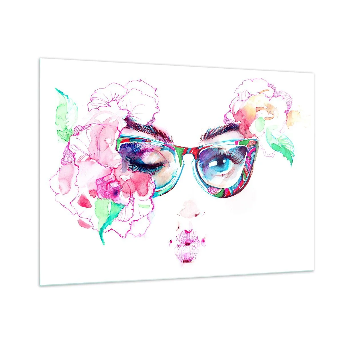 Billede på glas - Et fristende løfte - 100x70 cm