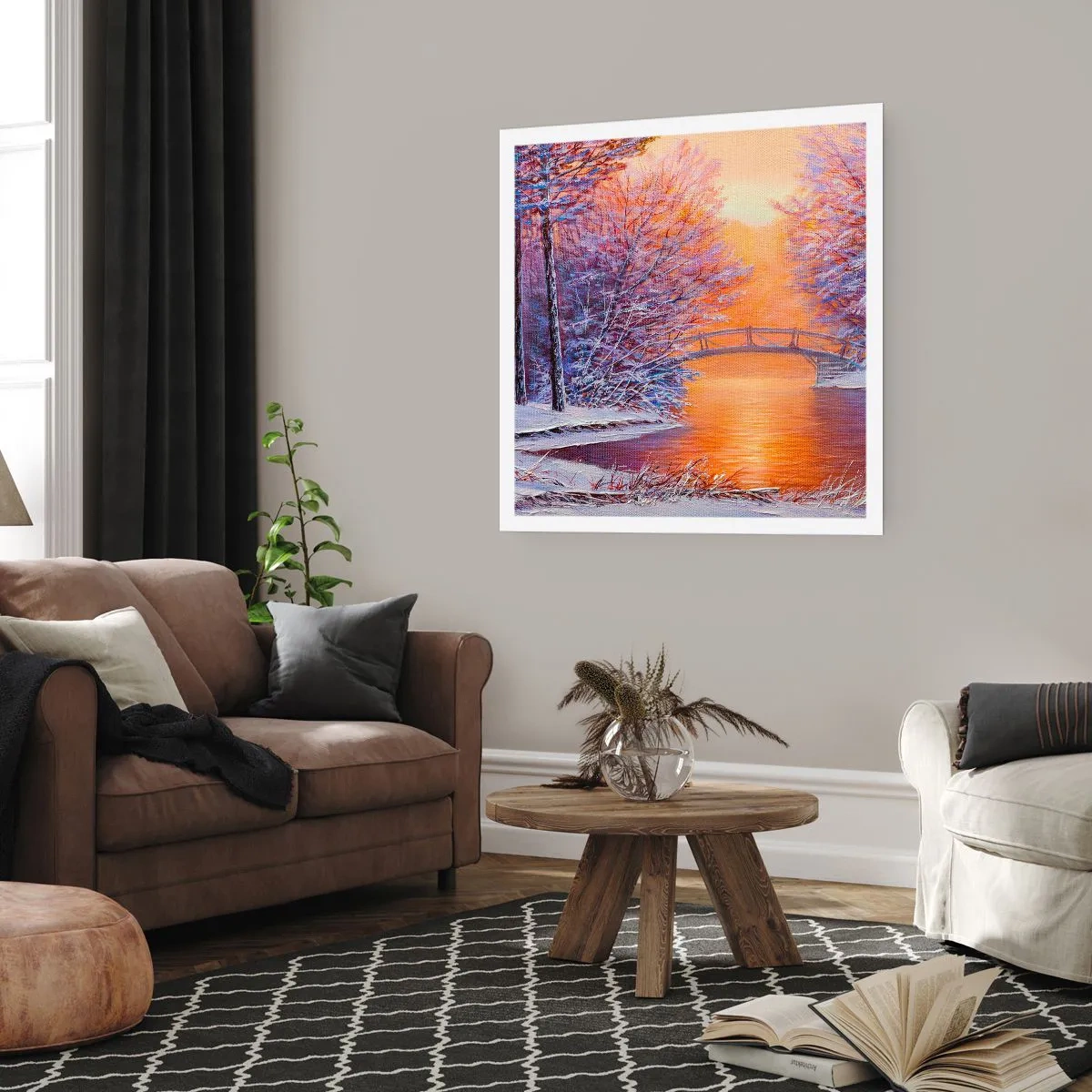 Plakat - Lad os mødes her - 60x60 cm