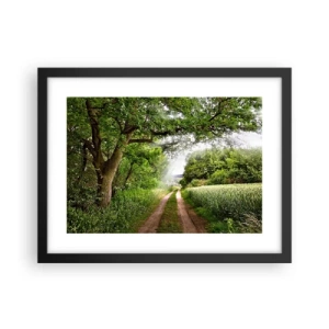 Plakat i sort ramme - Et in Arcadia ego - 40x30 cm