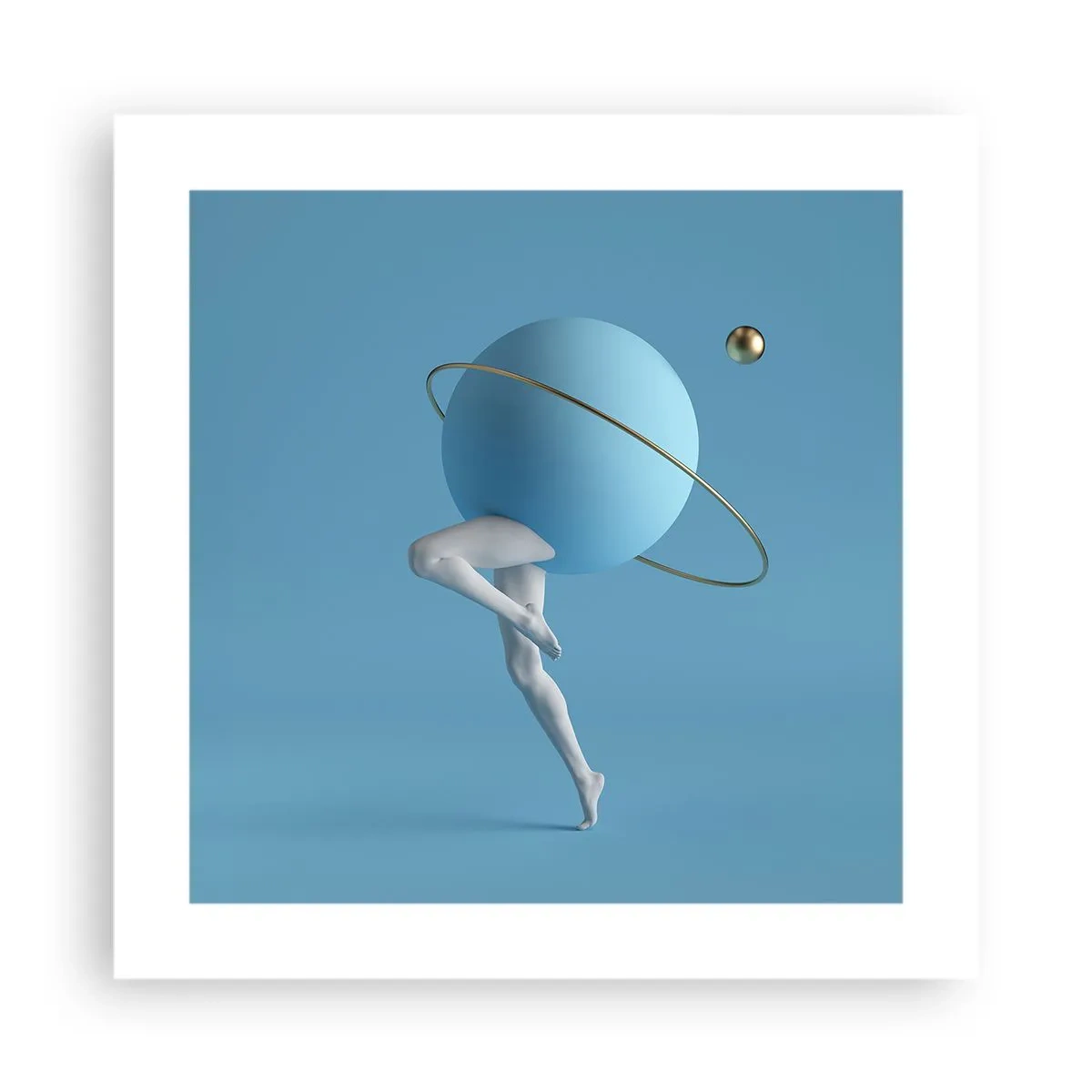 Plakat - Og planeterne går amok - 40x40 cm