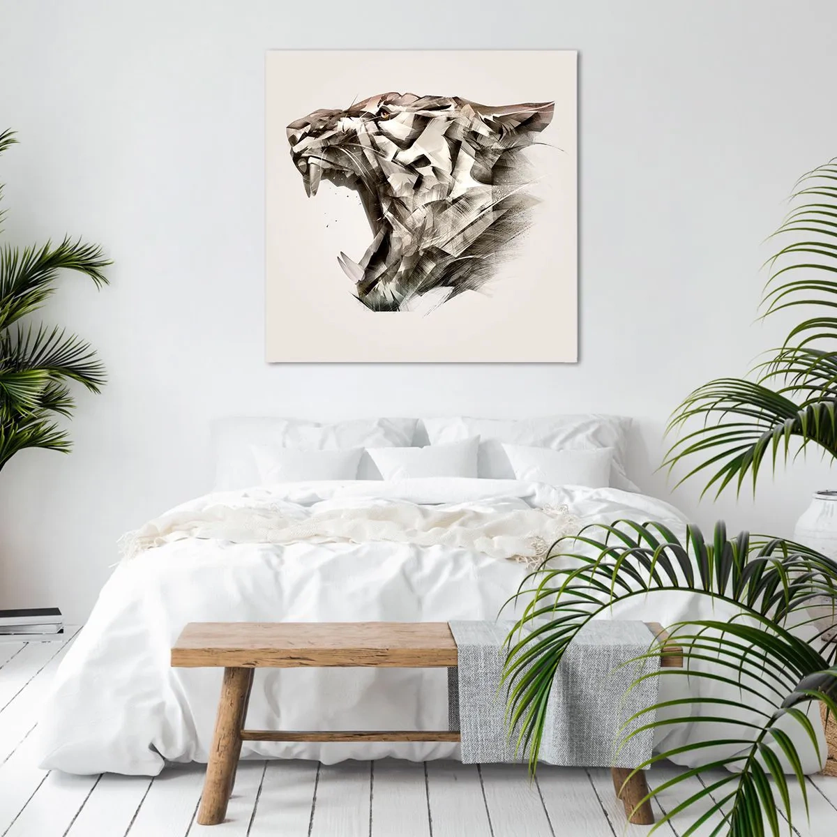 Lærredstryk - Billede på lærred - Du ved allerede, hvem der har ansvaret - 60x60 cm