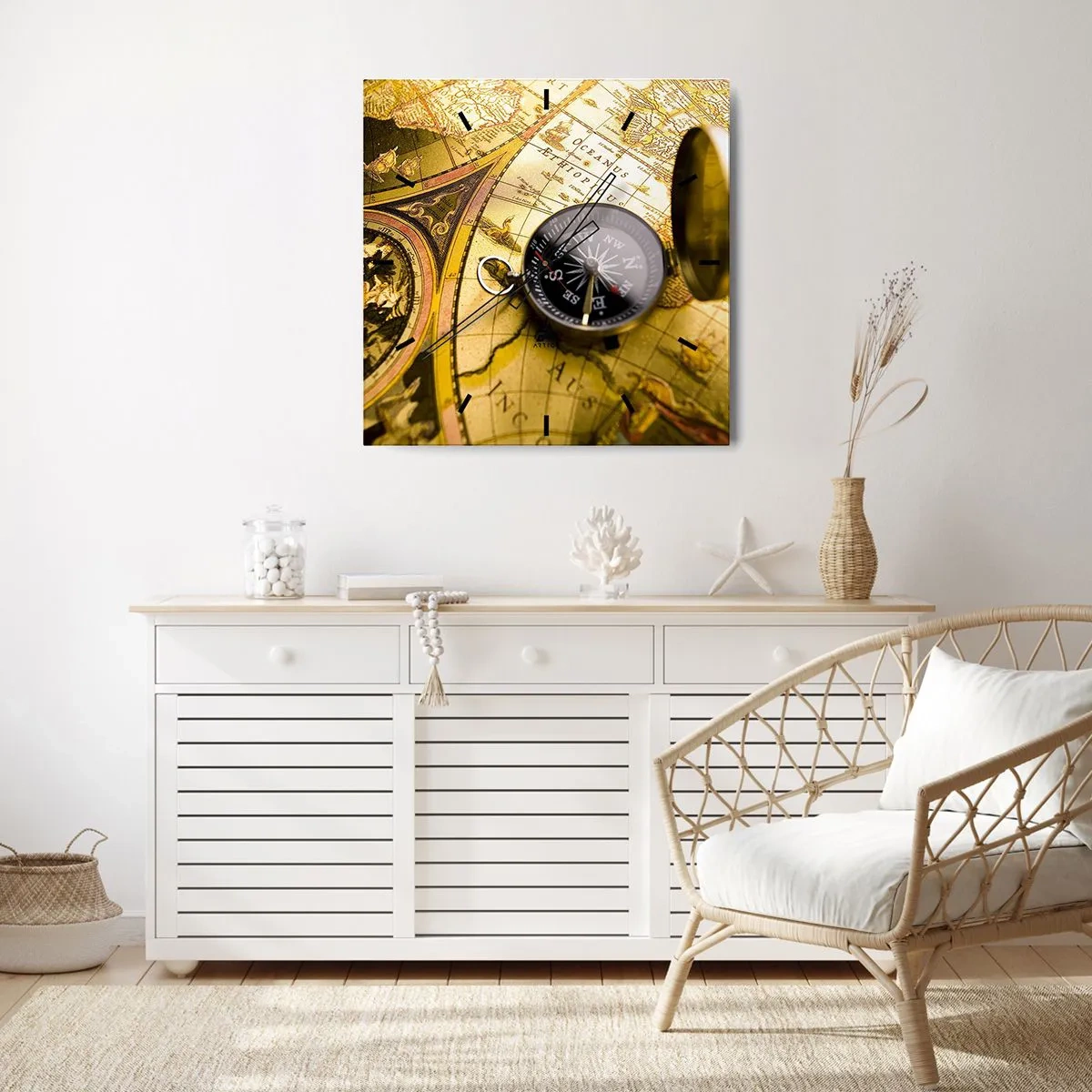 Vægur, Uret - Eller måske til verdens ende? - 30x30 cm