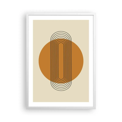 Plakat i hvid ramme - Den perfekte plan - 50x70 cm